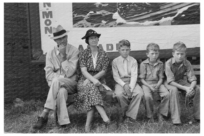 Family at National Rice Festival Crowley Louisiana 1938 - Available at KNOWOL