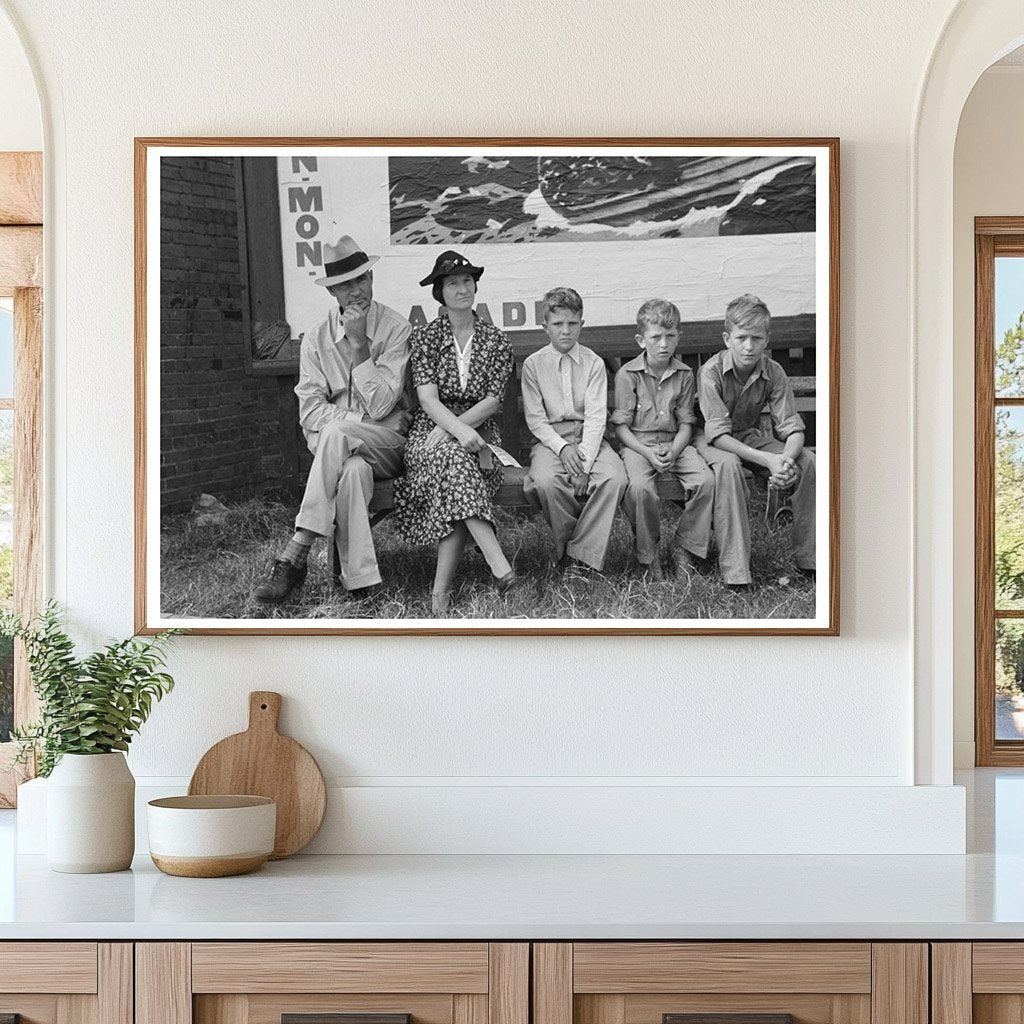 Family at National Rice Festival Crowley Louisiana 1938 - Available at KNOWOL