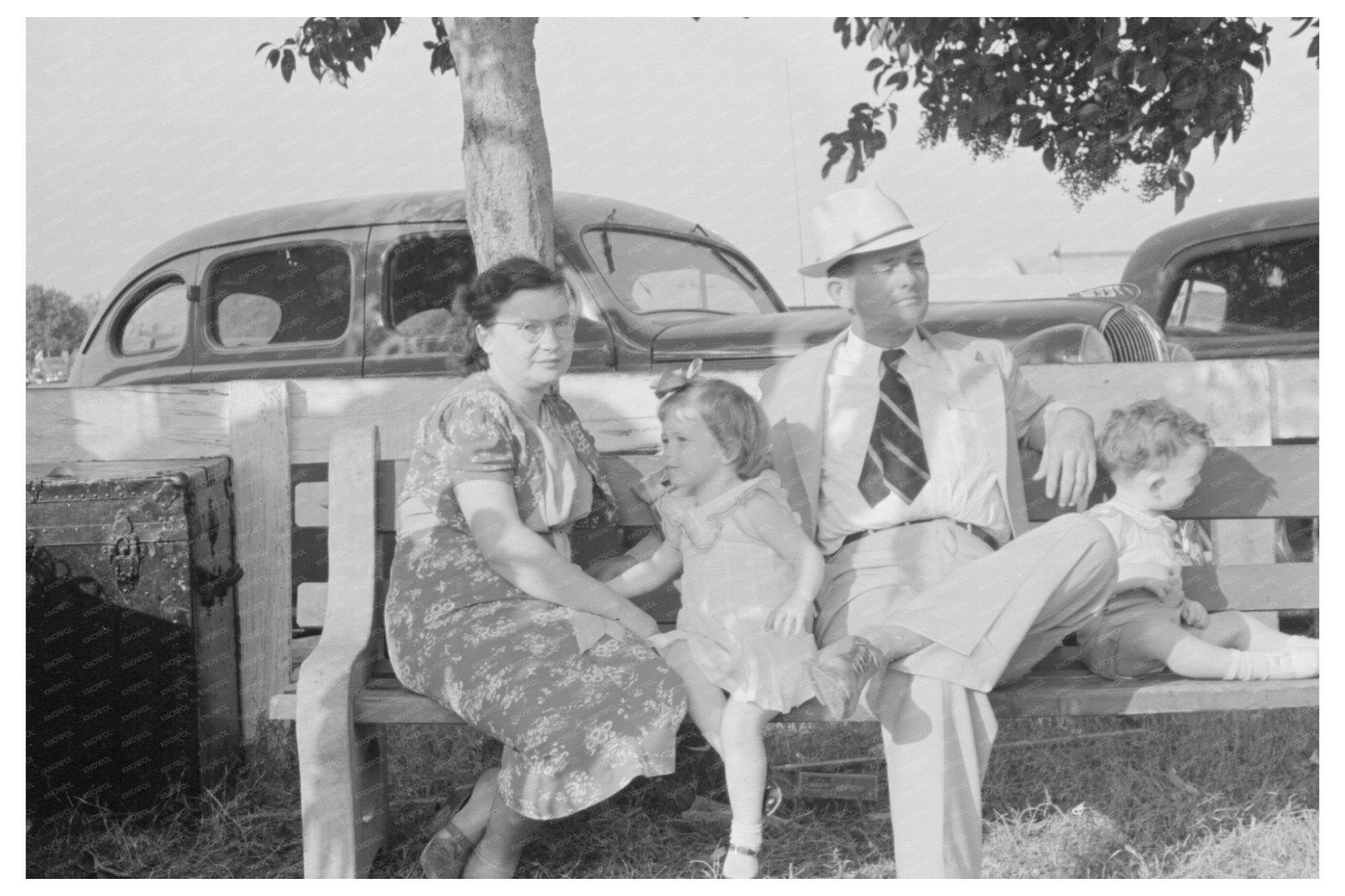 Family at State Fair in Donaldsonville Louisiana 1938 - Available at KNOWOL