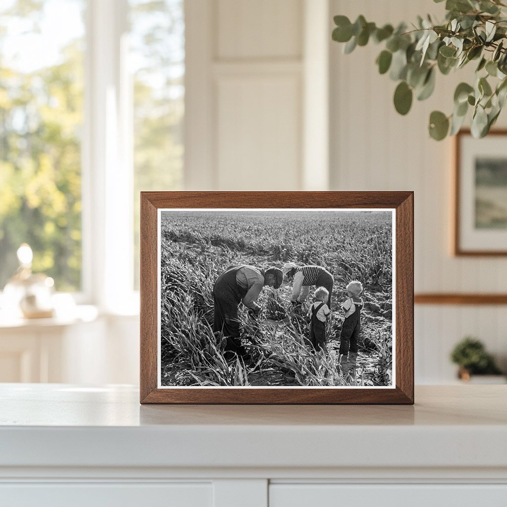 Family Farming in Manteca California 1938 - Available at KNOWOL