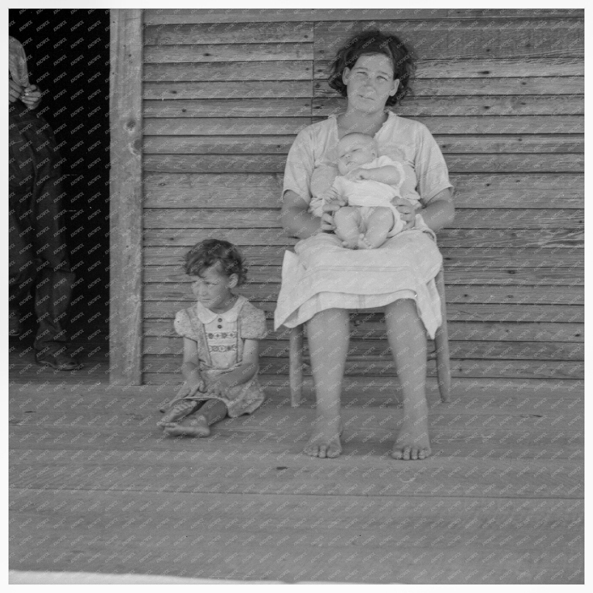 Family in Cut - Over Area Mississippi July 1937 - Available at KNOWOL