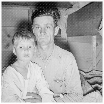 Family in Homemade Trailer at FSA Camp Oregon 1939 - Available at KNOWOL