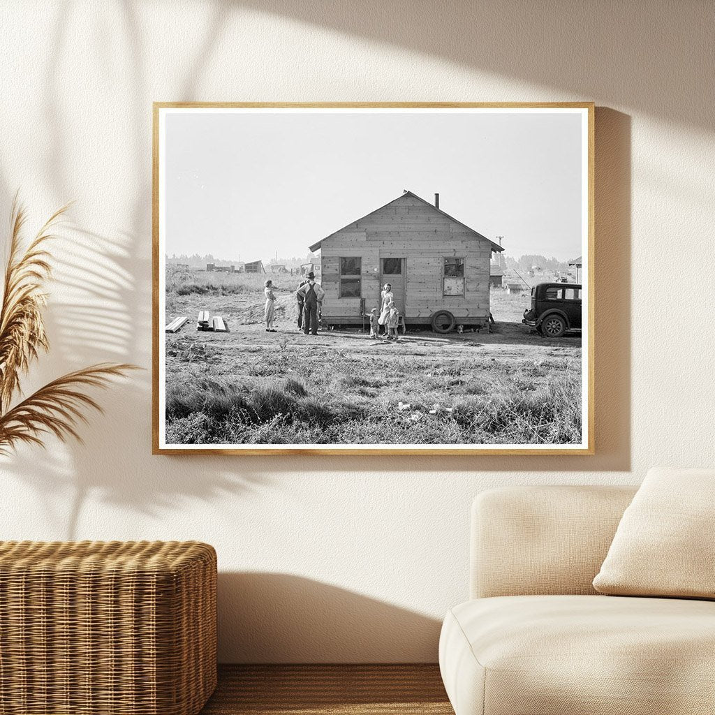 Family in Rural Shack Community Oregon 1939 - Available at KNOWOL