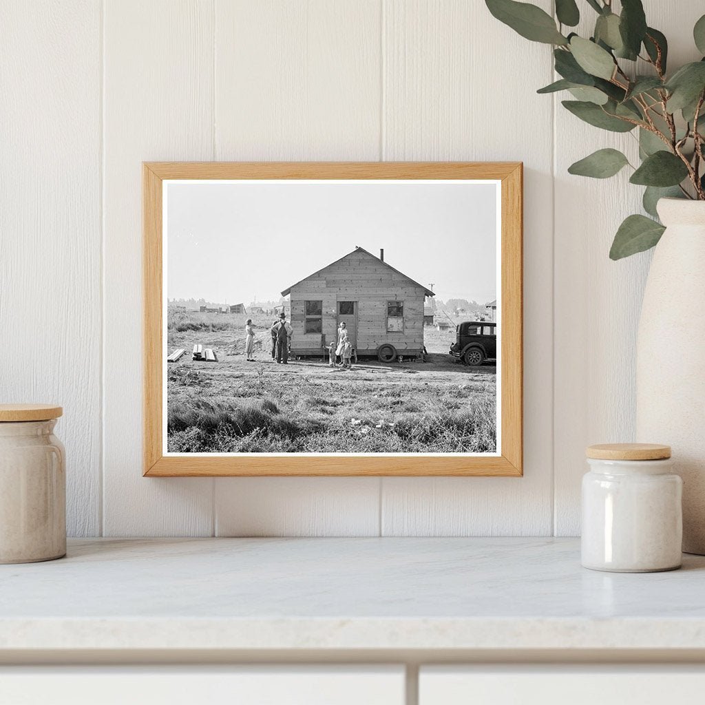 Family in Rural Shack Community Oregon 1939 - Available at KNOWOL