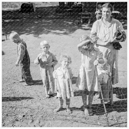 Family in Shacktown Yakima County August 1939 - Available at KNOWOL