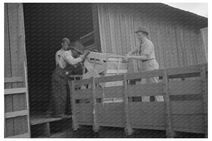 Family Loading Cook Stove in Southeast Missouri 1938 - Available at KNOWOL