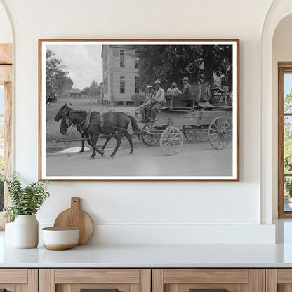 Family Moving in Opelousas Louisiana October 1938 - Available at KNOWOL