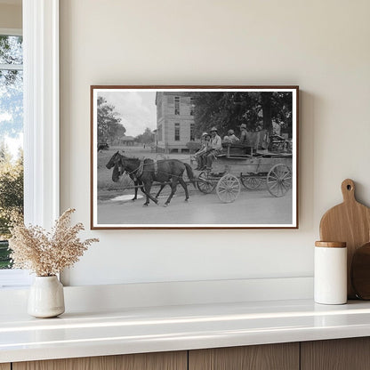 Family Moving in Opelousas Louisiana October 1938 - Available at KNOWOL