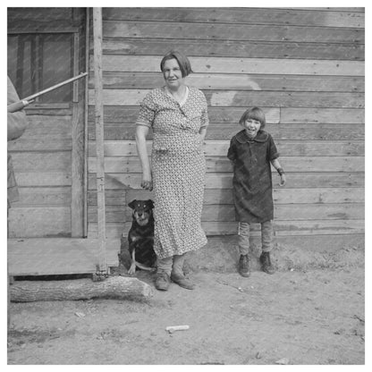 Family of Farmer Joe Kramer Near Williston North Dakota 1937 - Available at KNOWOL