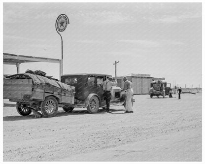 Family of Nine Traveling for Work in 1937 Arkansas - Available at KNOWOL