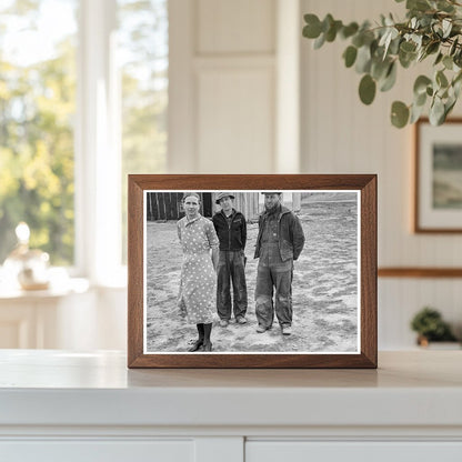 Family on Farm in Boundary County Idaho 1939 - Available at KNOWOL