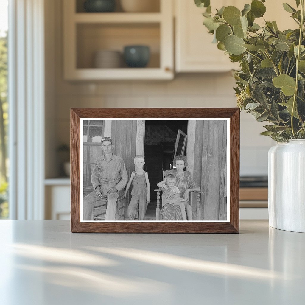 Family Squatting on FSA Property in Caruthersville 1938 - Available at KNOWOL