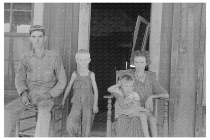 Family Squatting on FSA Property in Caruthersville 1938 - Available at KNOWOL