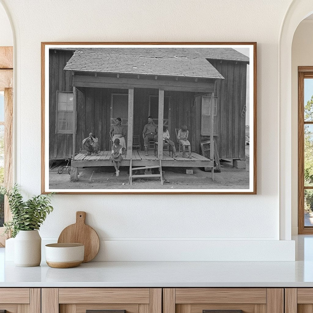 Farm Family on Porch Southeast Missouri May 1938 - Available at KNOWOL