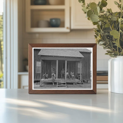 Farm Family on Porch Southeast Missouri May 1938 - Available at KNOWOL