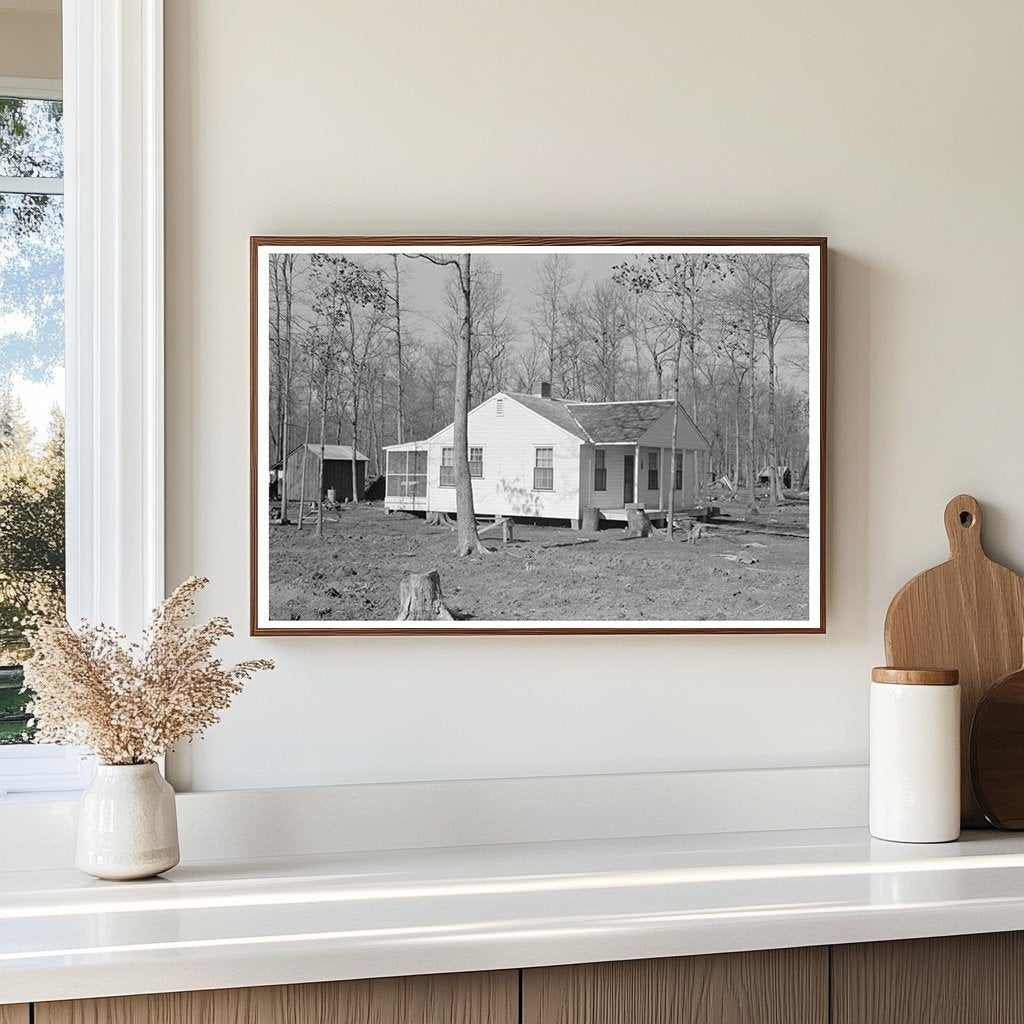 Farm Home in Chicot Farms Arkansas January 1939 - Available at KNOWOL