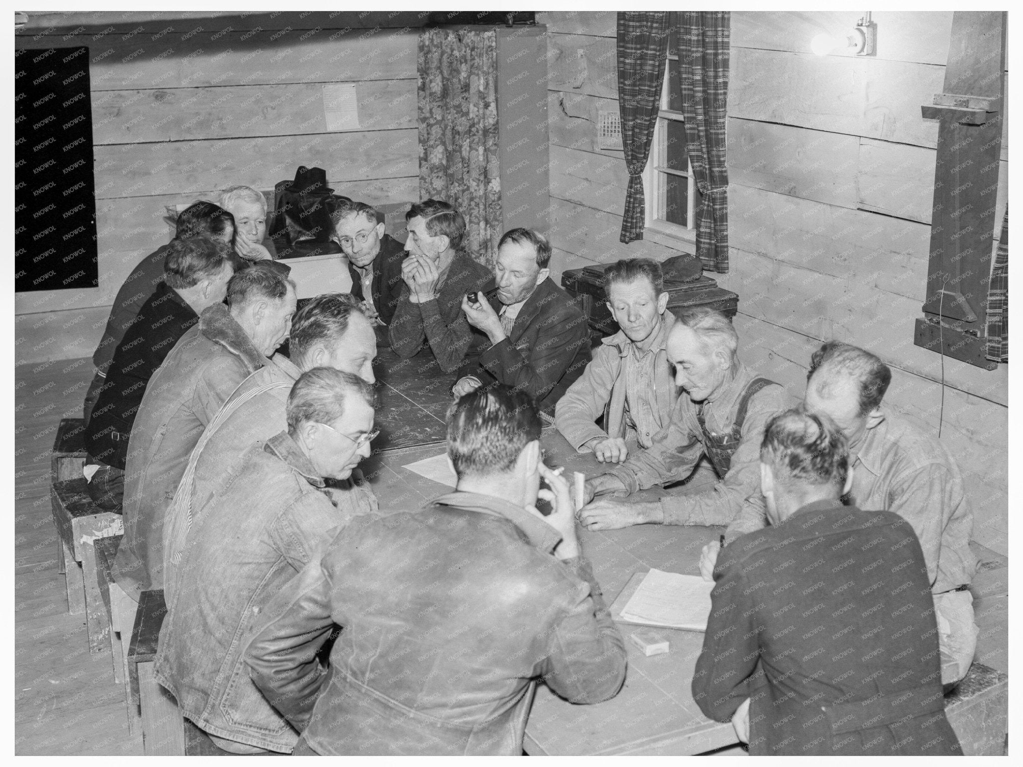 Farm Security Administration Camp Council Meeting May 1939 - Available at KNOWOL