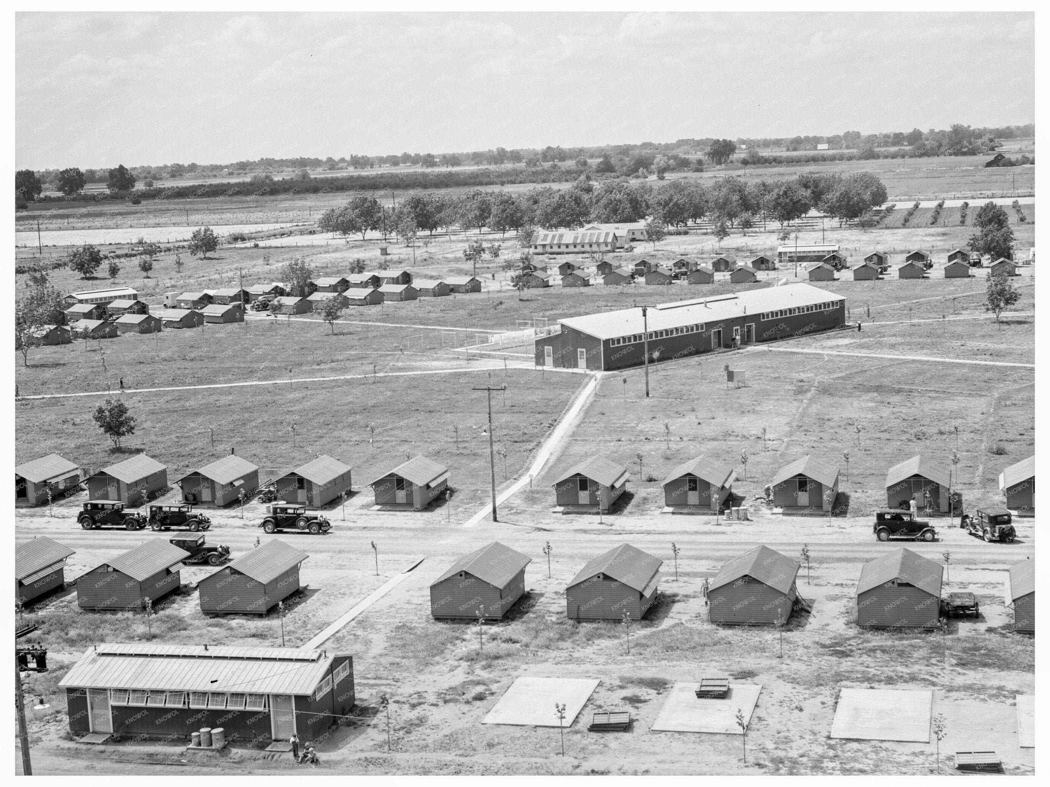 Farm Security Administration Camp for Migratory Laborers 1939 - Available at KNOWOL