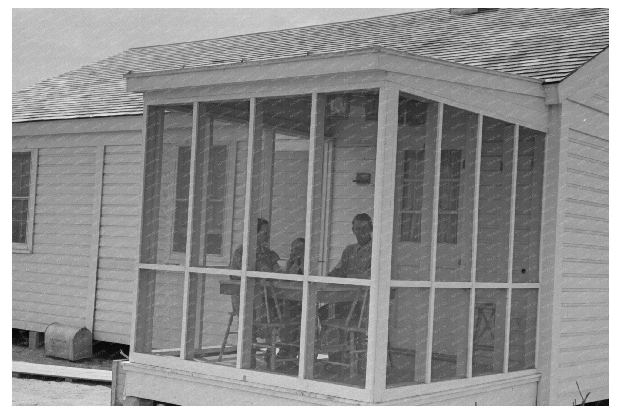 Farm Security Administration Family on Porch May 1938 - Available at KNOWOL