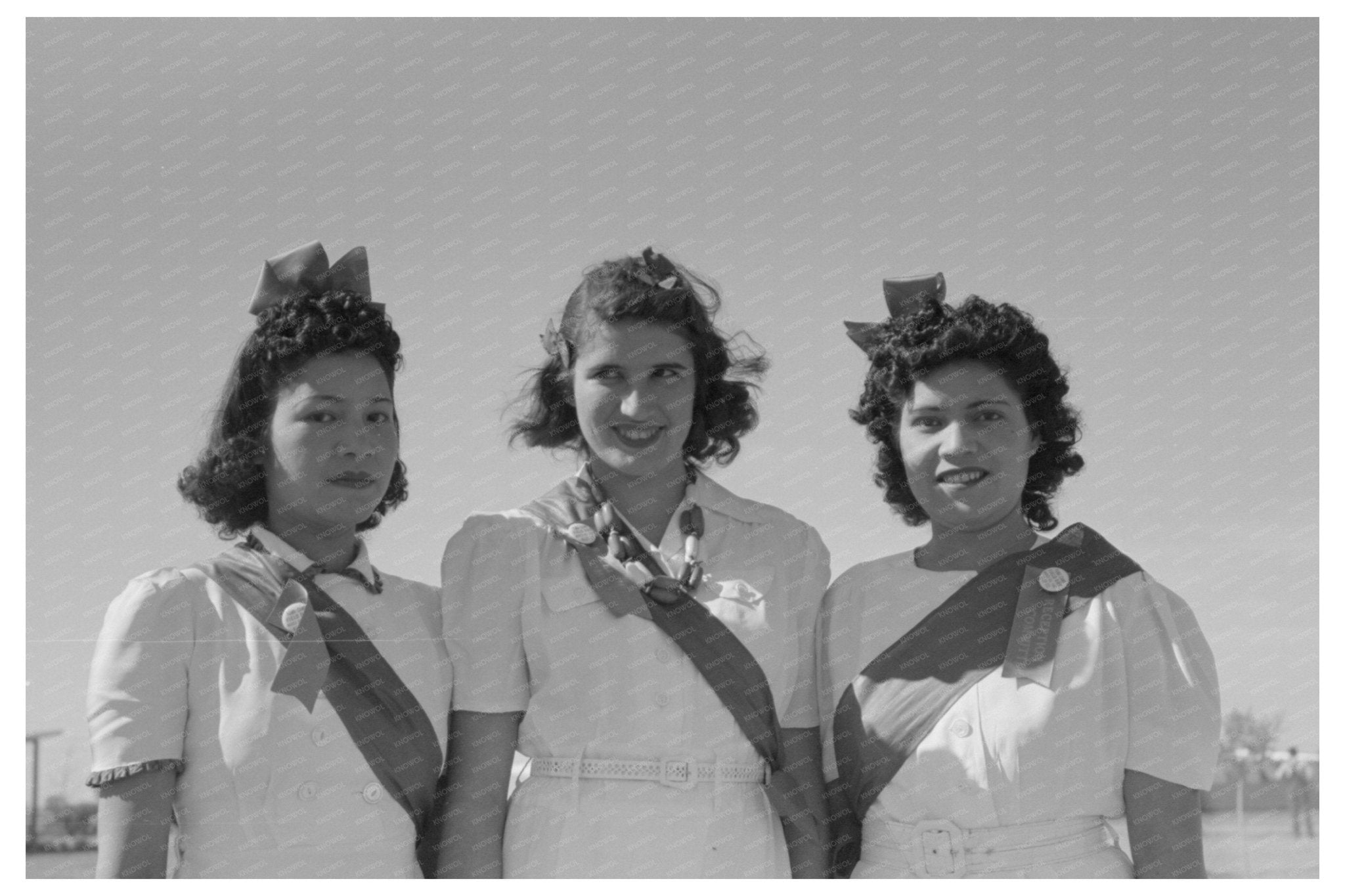 Farm Security Administration Field Day Girls Yuma Arizona 1942 - Available at KNOWOL