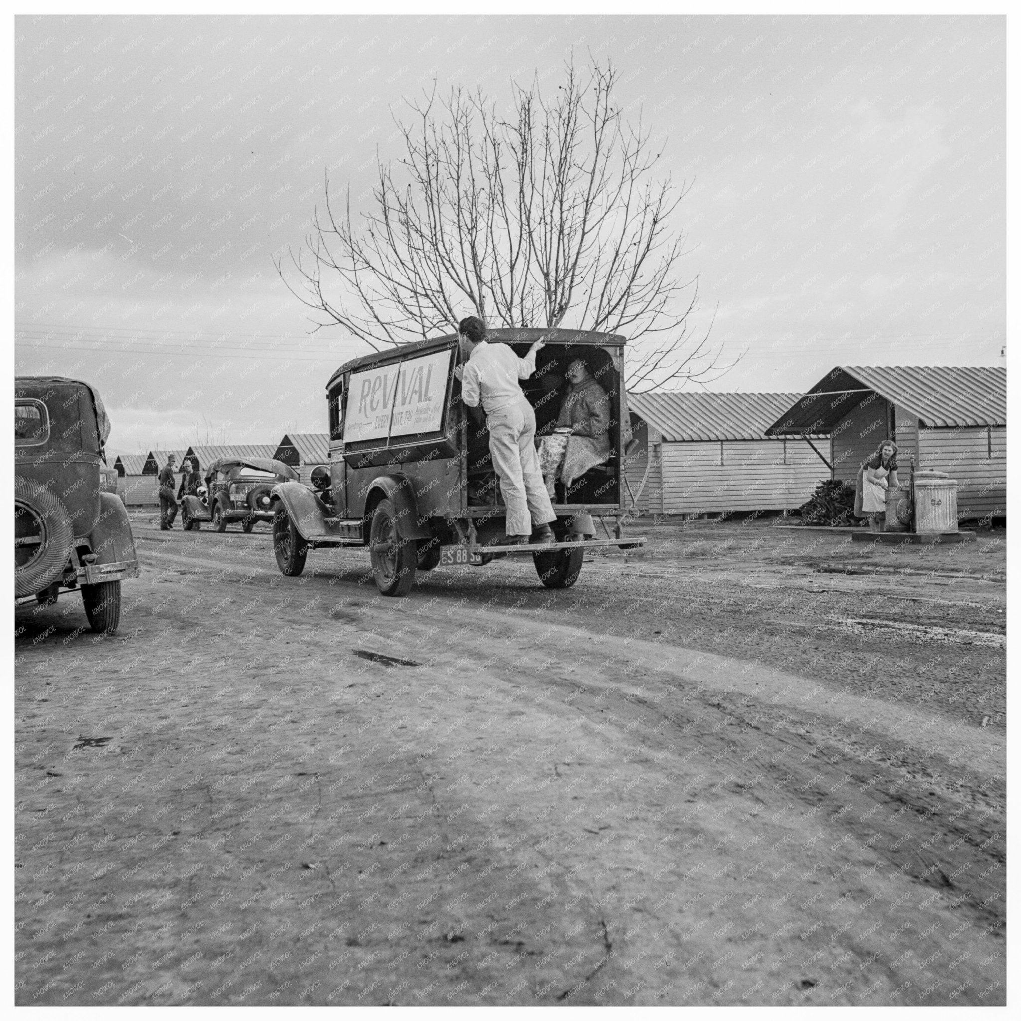 Farm Security Administration Migrant Camp 1939 - Available at KNOWOL