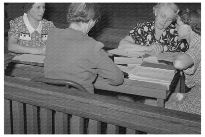 Farm Security Administration Wives Meeting Kansas 1939 - Available at KNOWOL