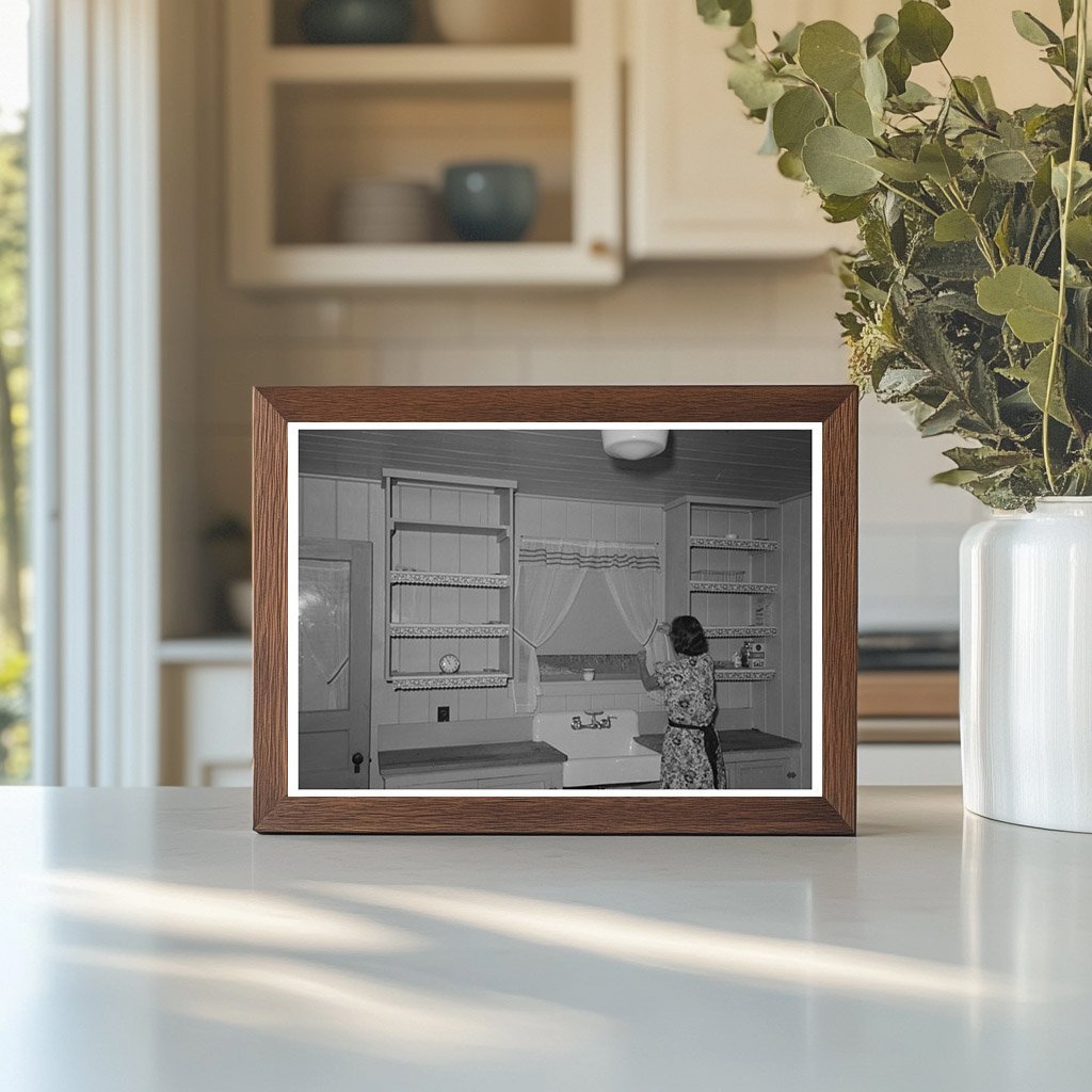 Farm Wife Doing Laundry at Lake Dick Arkansas 1938 - Available at KNOWOL