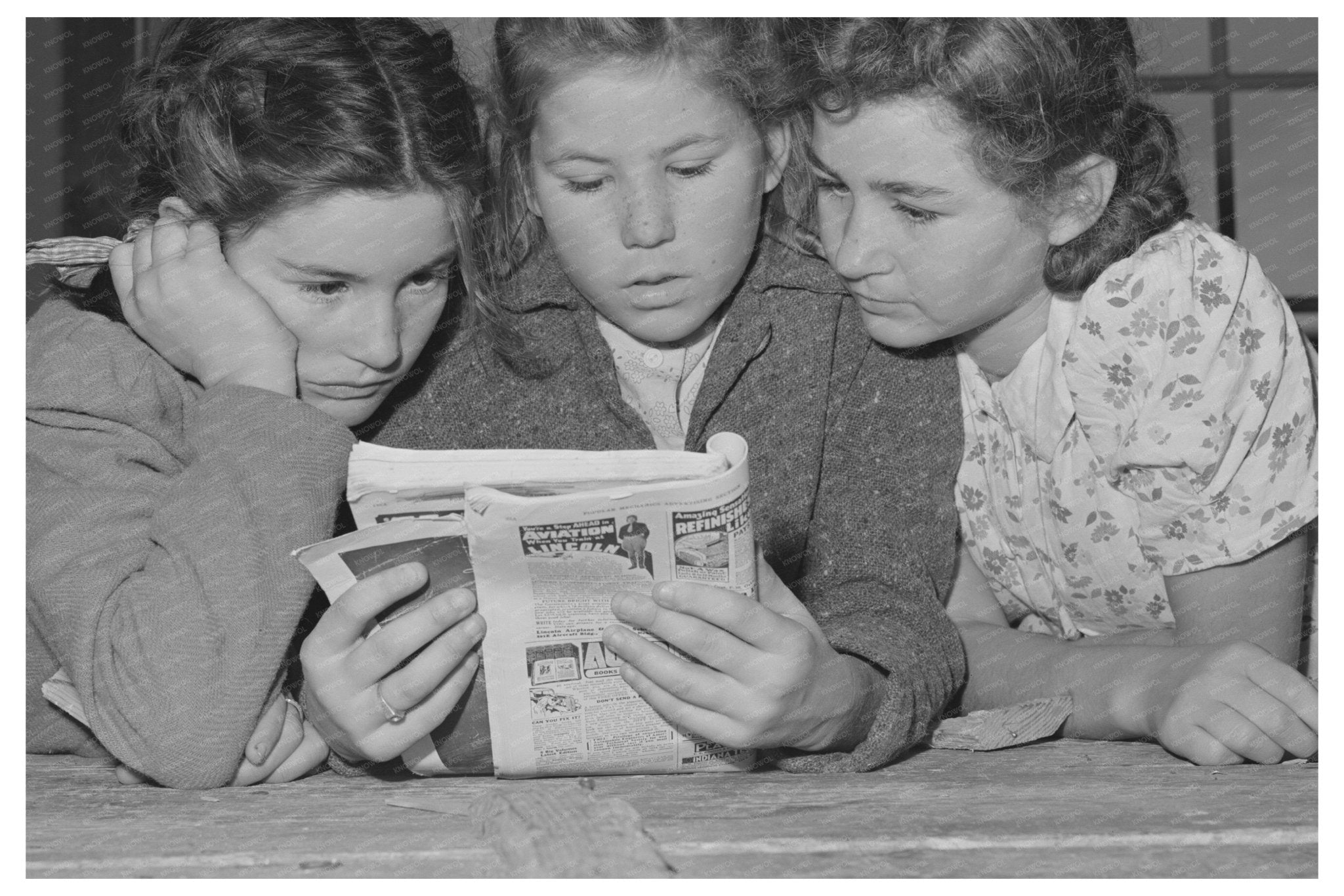 Farm Workers Camp Activities Tulare County California 1942 - Available at KNOWOL