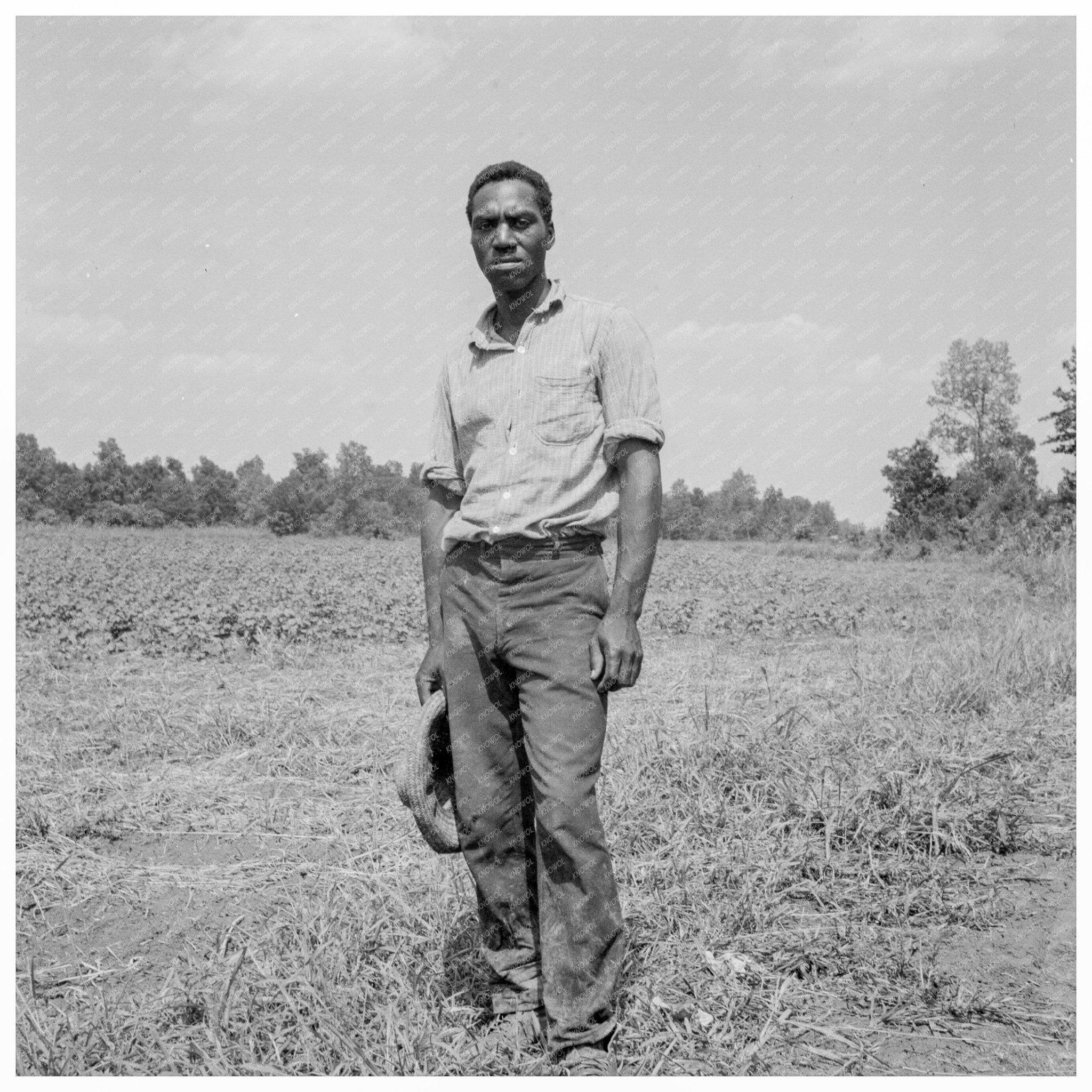 Farmer at Delta Cooperative Farm Hillhouse Mississippi 1937 - Available at KNOWOL