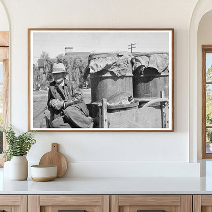 Farmer at Liquid Feed Loading Station Owensboro Kentucky 1938 - Available at KNOWOL