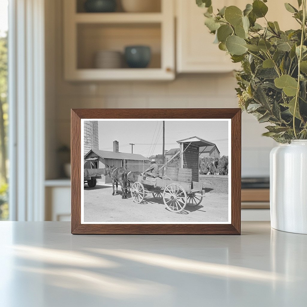 Farmer at Liquid Feed Station Owensboro Kentucky May 1938 - Available at KNOWOL