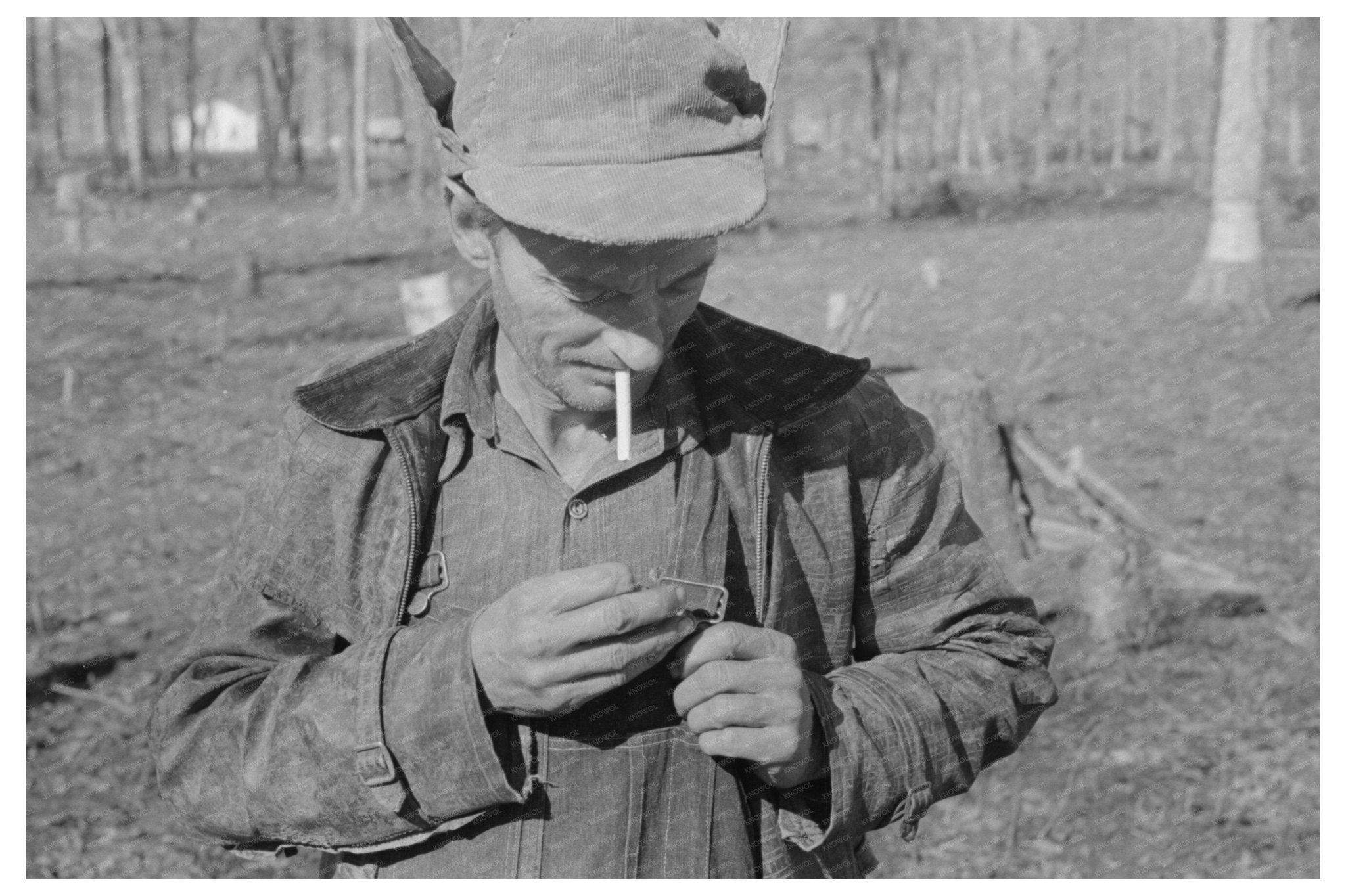 Farmer from Chicot Farms Arkansas January 1939 Vintage Photo - Available at KNOWOL