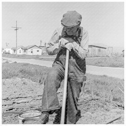 Farmer in Lettuce Settlement Salinas California 1939 - Available at KNOWOL