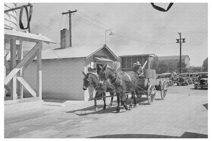 Farmer in Line for Liquid Feed Owensboro Kentucky 1938 - Available at KNOWOL