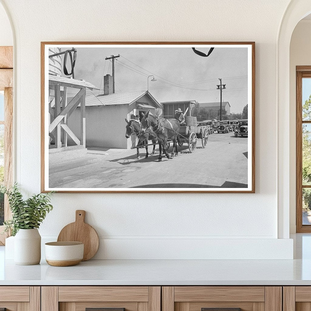 Farmer in Line for Liquid Feed Owensboro Kentucky 1938 - Available at KNOWOL