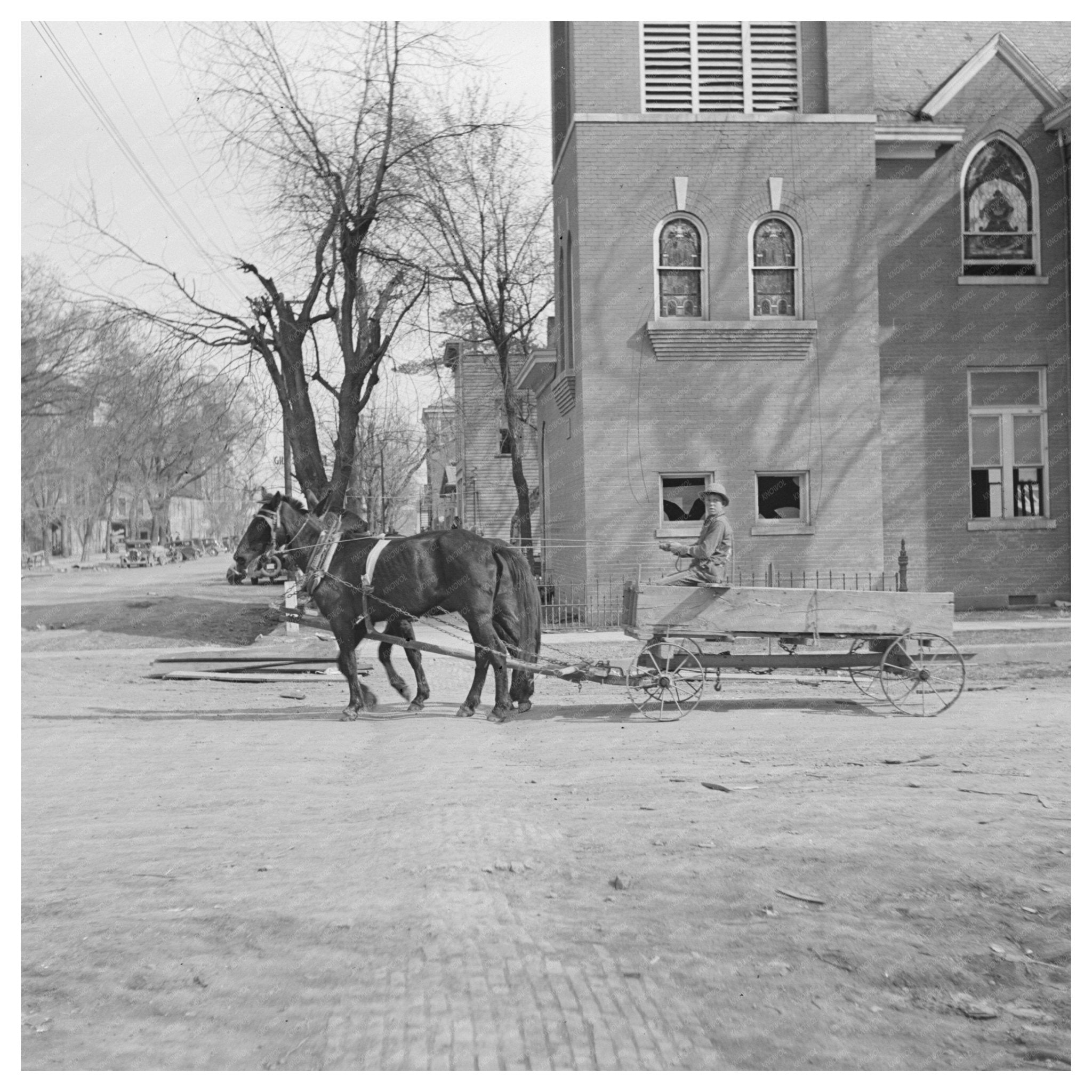 Farmer in Shawneetown Illinois April 1937 FSA Collection - Available at KNOWOL