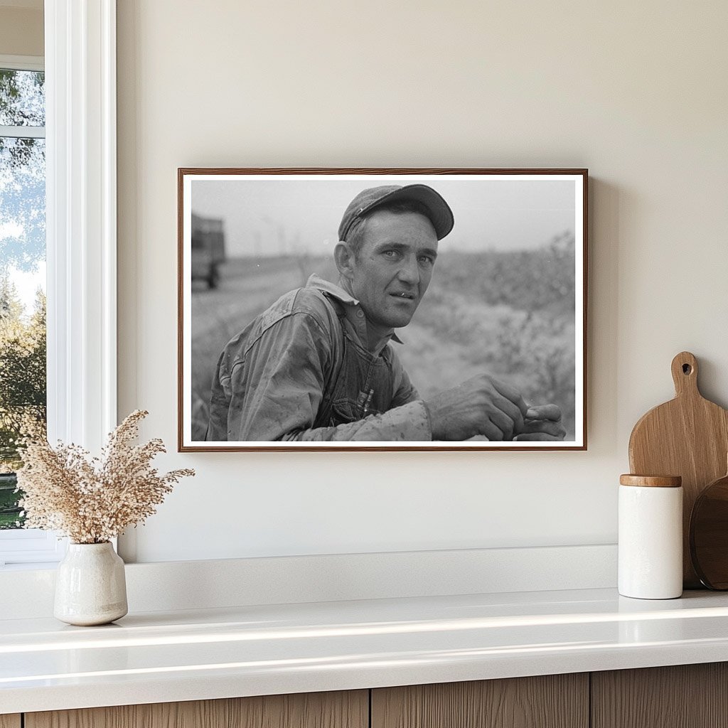 Farmer on Lake Dick Project Arkansas September 1938 - Available at KNOWOL