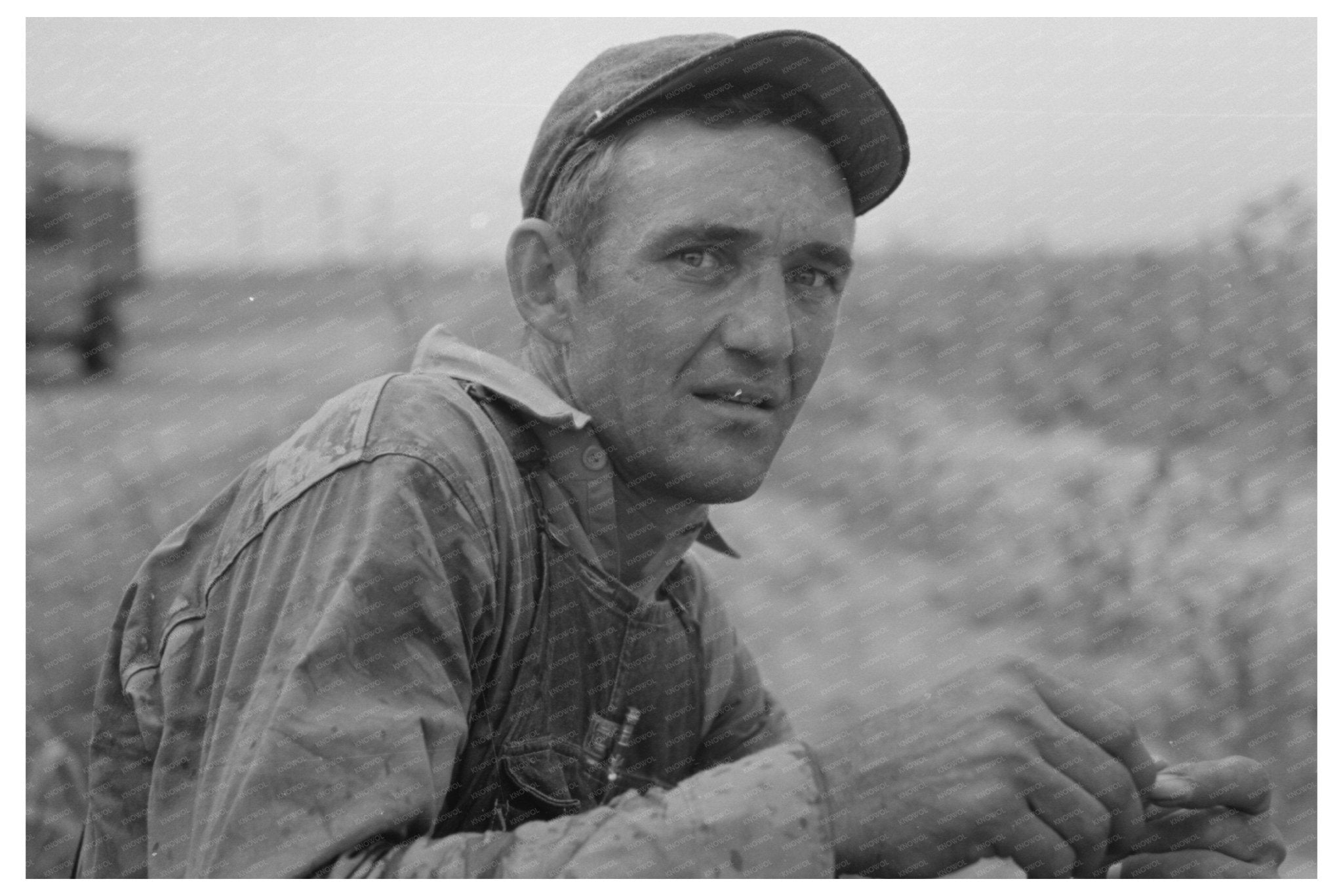 Farmer on Lake Dick Project Arkansas September 1938 - Available at KNOWOL