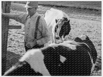 Farmer with Horses at Shoestring Valley 1939 - Available at KNOWOL