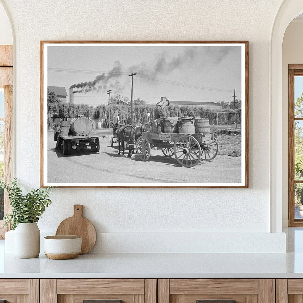 Farmer with Liquid Feed at Owensboro Loading Station 1938 - Available at KNOWOL