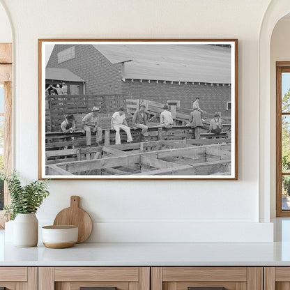 Farmers at Cattle Auction in Sikeston Missouri May 1938 - Available at KNOWOL