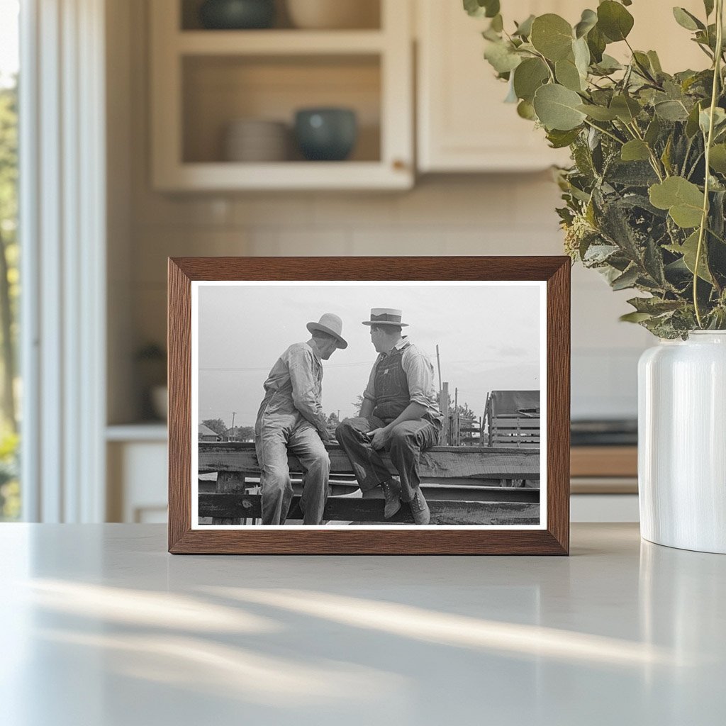 Farmers at Cattle Auction Sikeston Missouri May 1938 - Available at KNOWOL