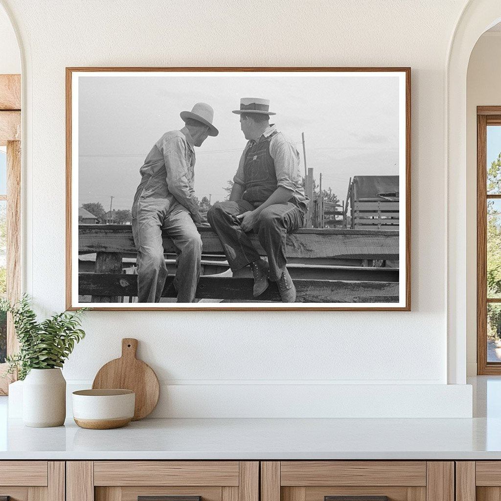 Farmers at Cattle Auction Sikeston Missouri May 1938 - Available at KNOWOL