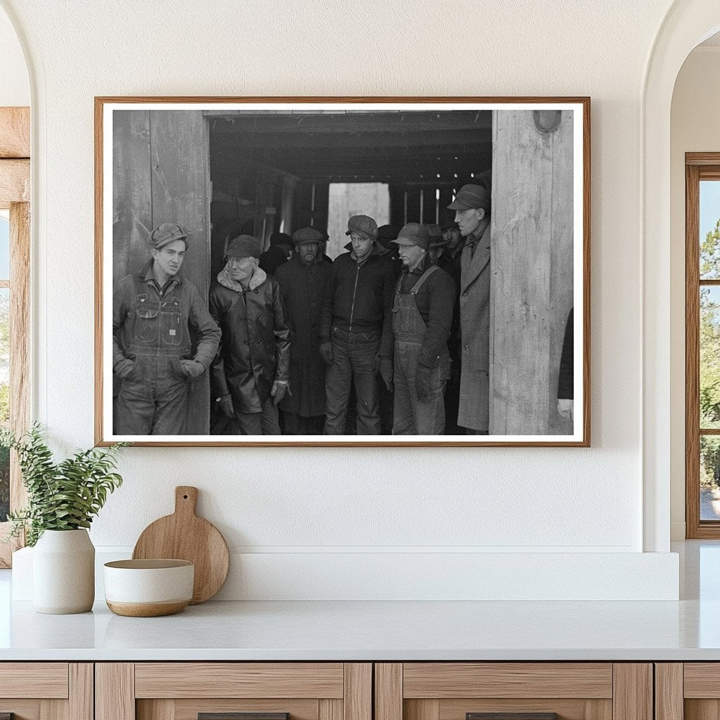 Farmers at Country Auction in Aledo Illinois 1936 - Available at KNOWOL