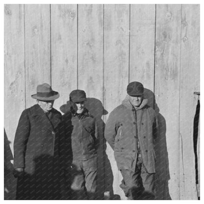 Farmers at Country Auction Near Aledo Illinois 1936 - Available at KNOWOL