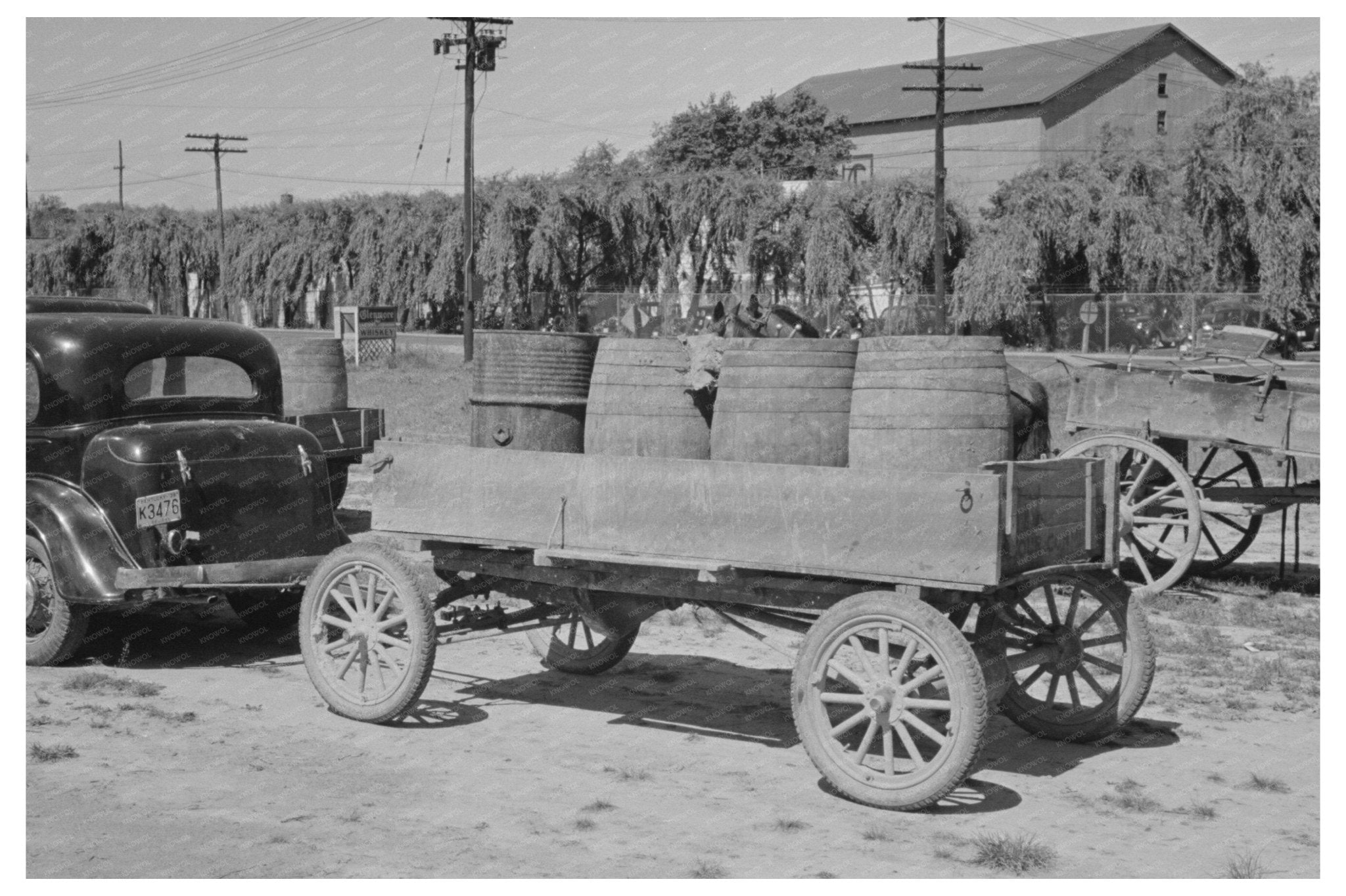 Farmers at Liquid Feed Station Owensboro Kentucky 1938 - Available at KNOWOL