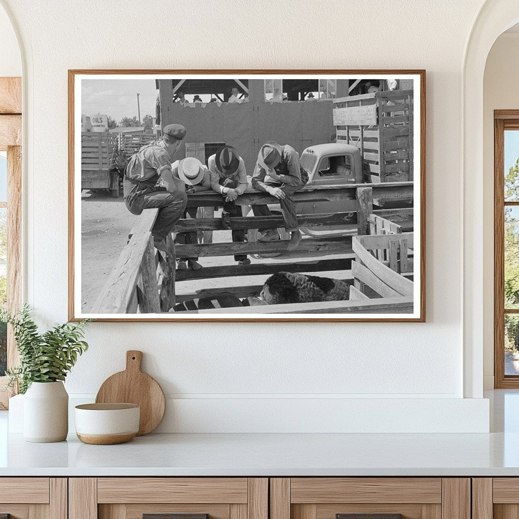 Farmers at Livestock Auction Sikeston Missouri May 1938 - Available at KNOWOL