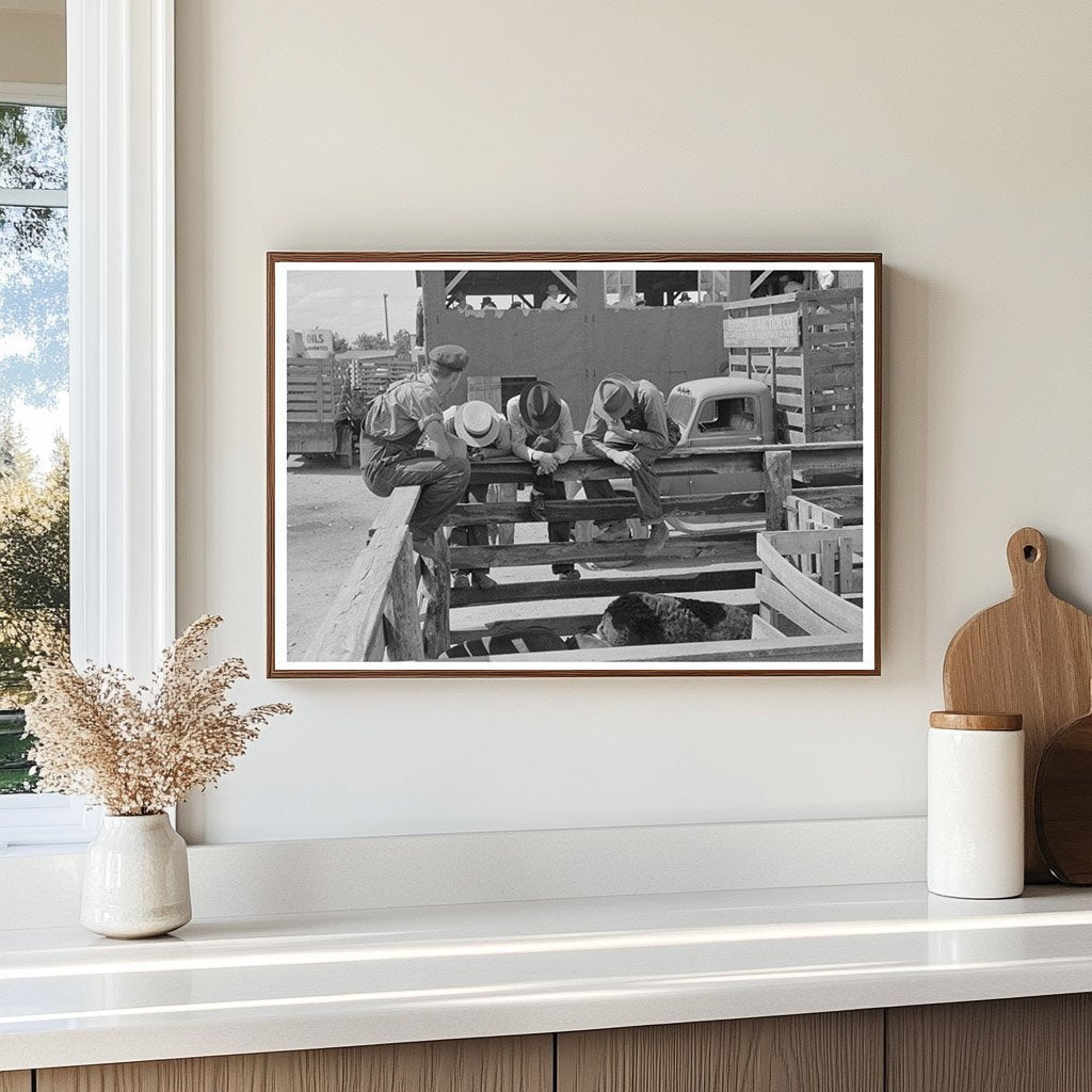 Farmers at Livestock Auction Sikeston Missouri May 1938 - Available at KNOWOL