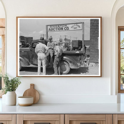 Farmers at Sikeston Auction Stockyards May 1938 - Available at KNOWOL