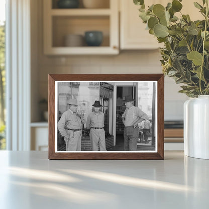 Farmers at Store in Crowley Louisiana October 1938 - Available at KNOWOL